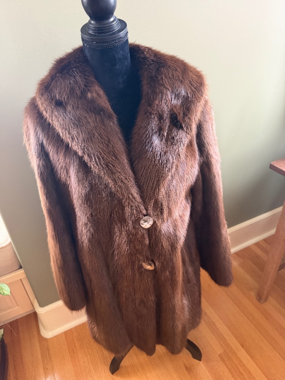 Vintage Mink Fur Coat